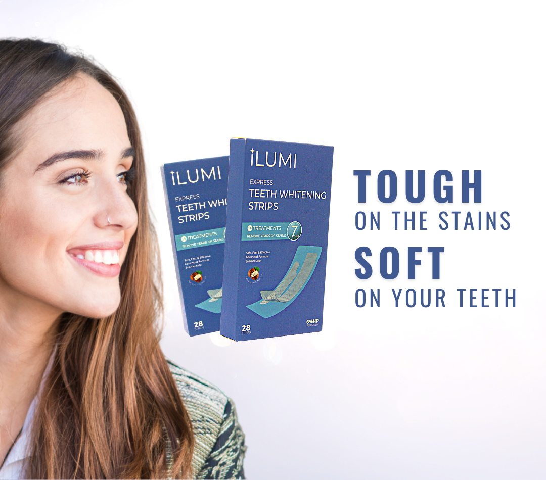 iLUMI 7 Day Express Vegan Whitening Strips, 14 Treatments